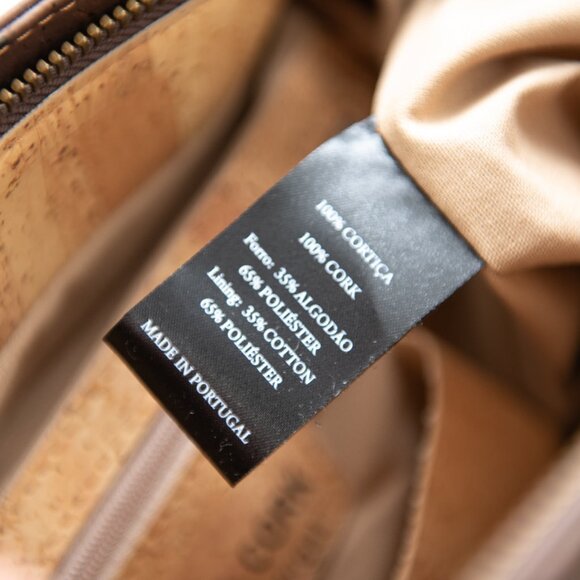 Artelusa Cork Handbag Laser Cut Purse Crossbody Shoulder Bag Tan Brown - Picture 12 of 16